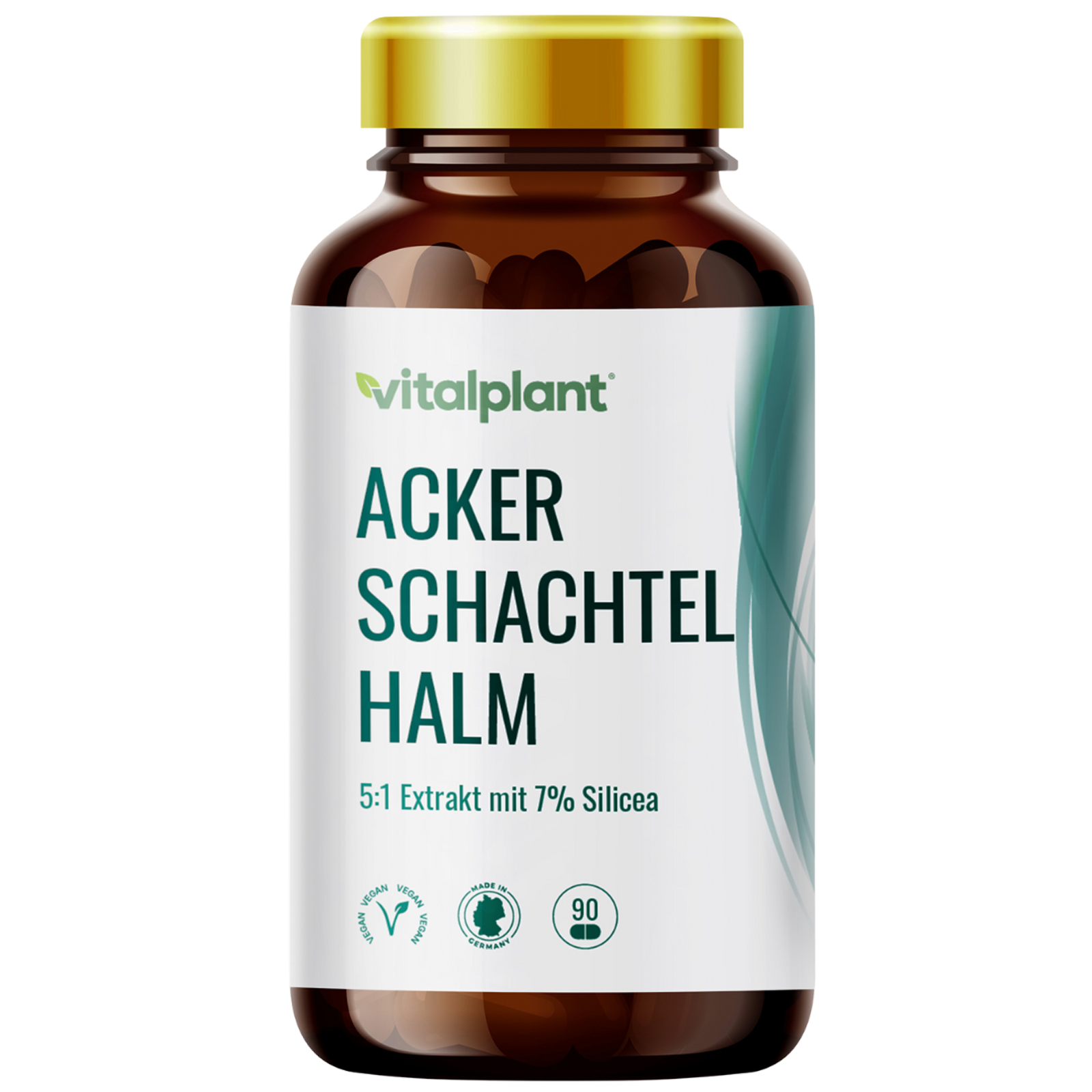 Ackerschachtelhalm Kapseln als Extrakt mit 7 Prozent Silicea - Vitalplant(90 Kapseln)